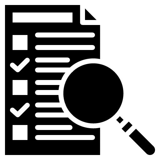 Survey Glyph Icon | Market Research