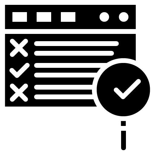 Usability Testing Glyph Icon