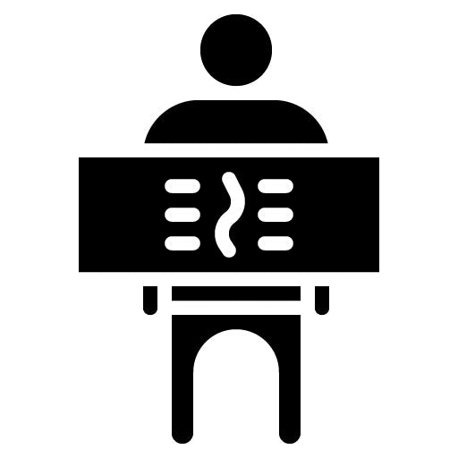 Barium Swallow Glyph Icon