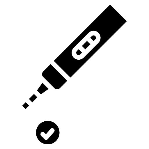 Pregnancy Test Glyph Icon