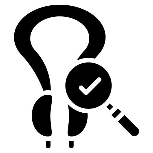 Prostate Exam Glyph Icon
