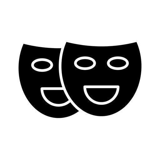 Masks Glyph Icon