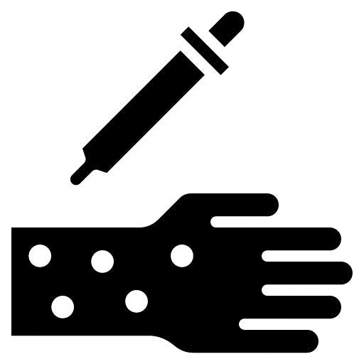 Skin Prick Test Glyph Icon