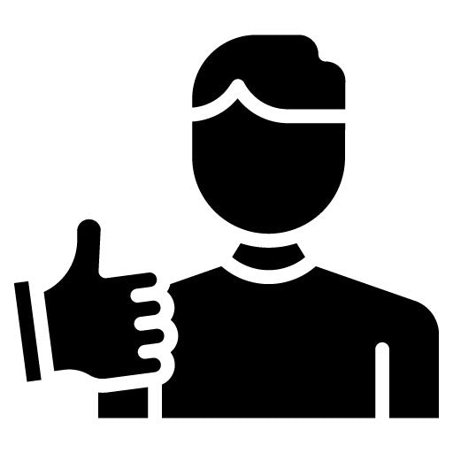 Admiring Glyph Icon