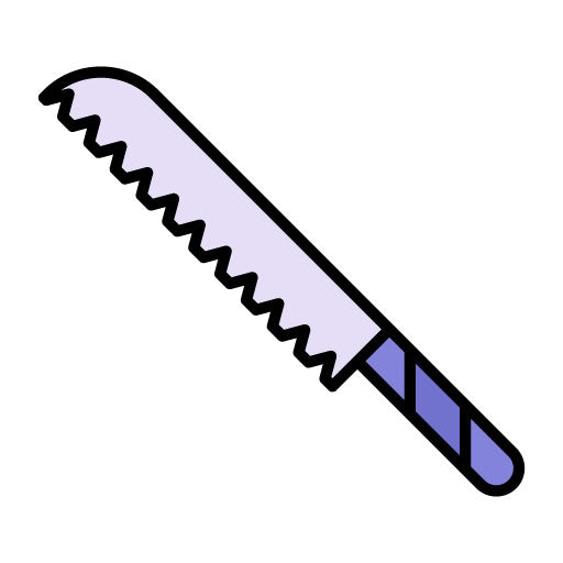 Bread Knife Filled Icon