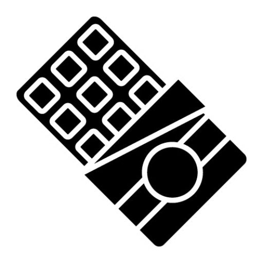 Chocolate Bar Glyph Icon