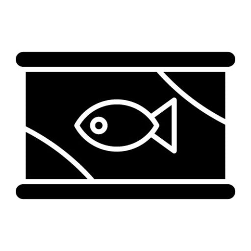 Canned Food Glyph Icon