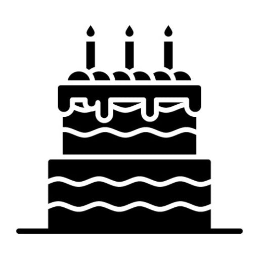 Cake Glyph Icon