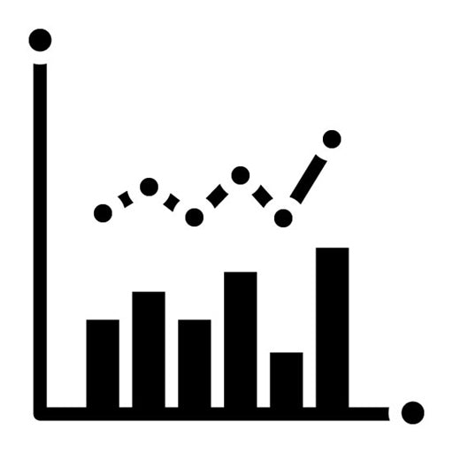 Graph Glyph Icon | Data Science