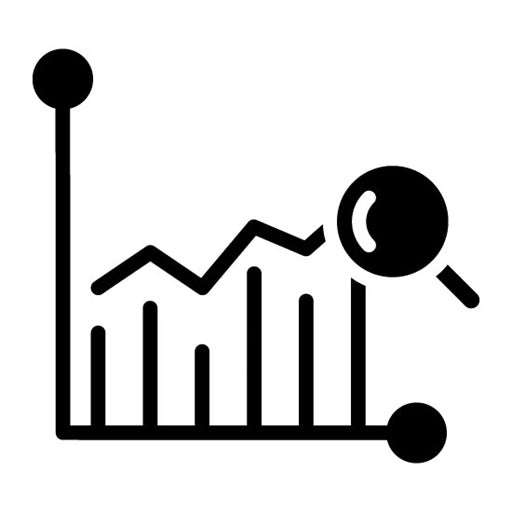 Predictive Analytics Glyph Icon | Data Science
