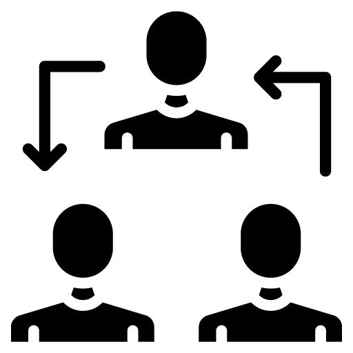 Collaboration Glyph Icon