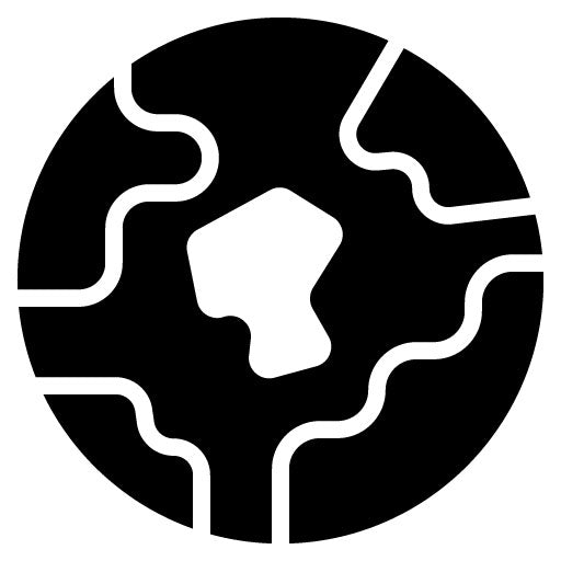 Earth Glyph Icon | International Relations
