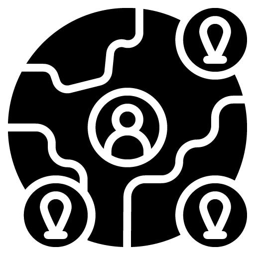 Global Glyph Icon | International Relations