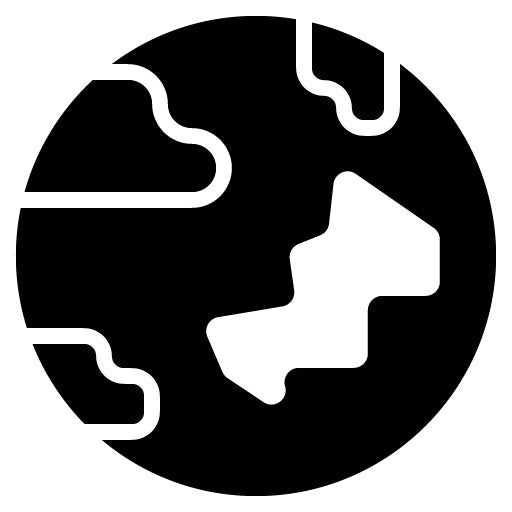 World Glyph Icon | International Relations