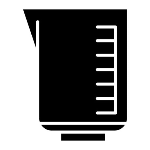 Measuring Cup Glyph Icon