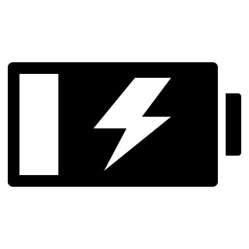 Drained Battery Glyph Icon