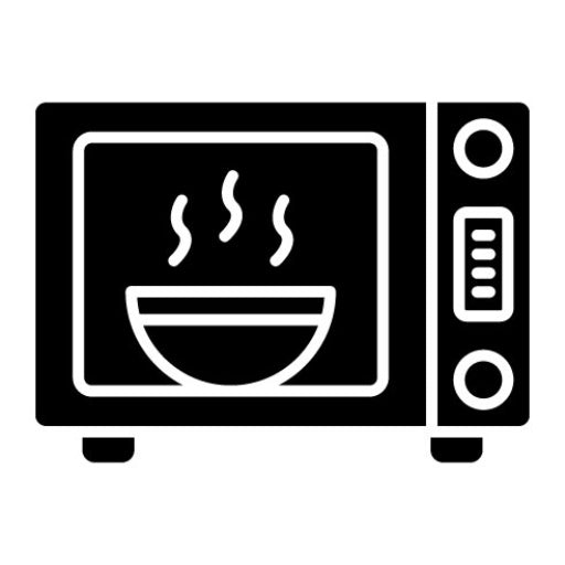 Microwave Oven Glyph Icon