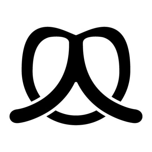Pretzel Glyph Icon