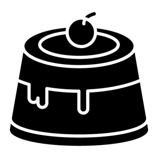 Pudding Glyph Icon