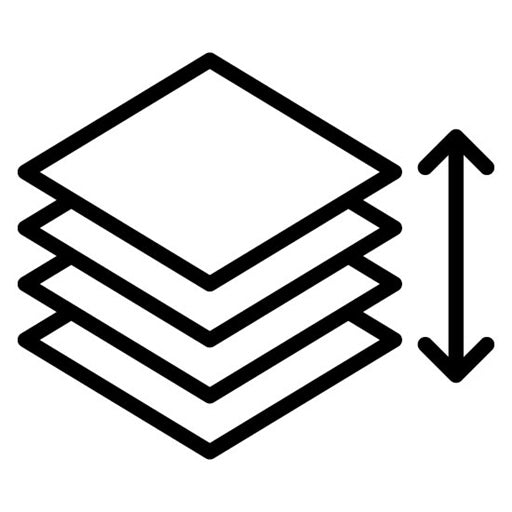 Layer Height Icon