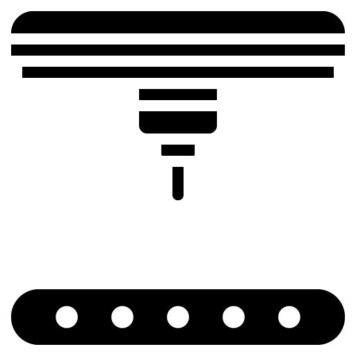 Print Bed Glyph Icon