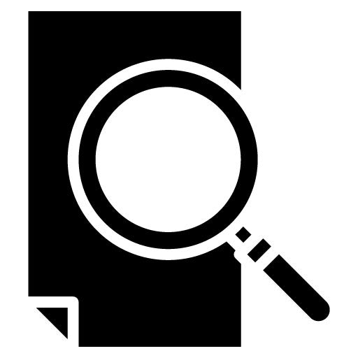 Print Preview Glyph Icon