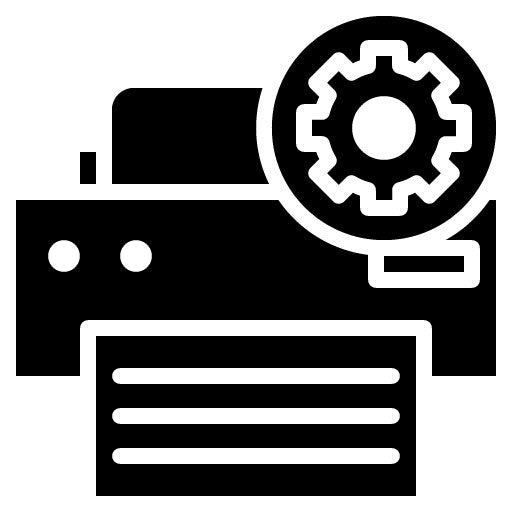 Print Status Glyph Icon