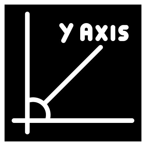 Y Axis Glyph Icon
