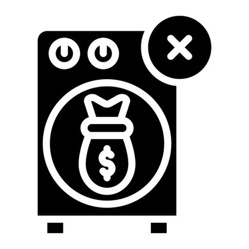 Anti Money Laundering Glyph Icon