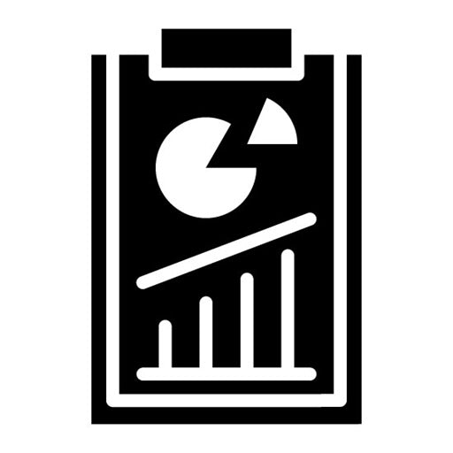 Audit Report Glyph Icon