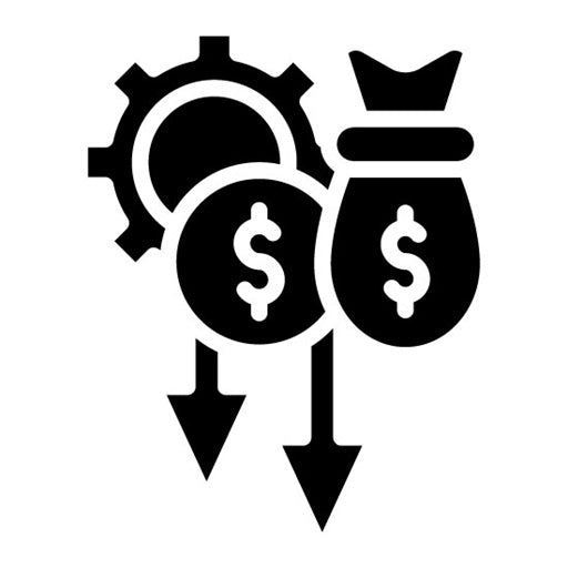 Cash Flow Management Glyph Icon