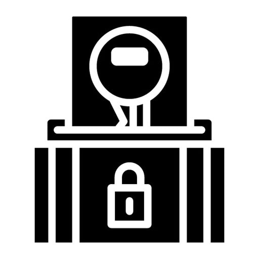 Access control Glyph Icon | Locksmith