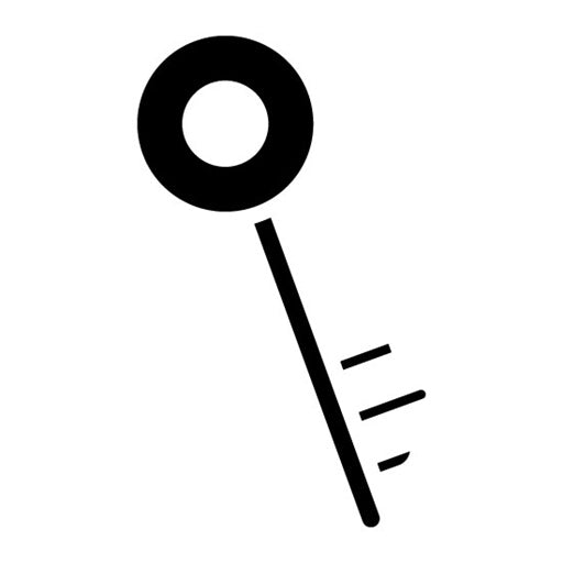 Key design Glyph Icon