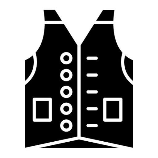 Vest Glyph Icon