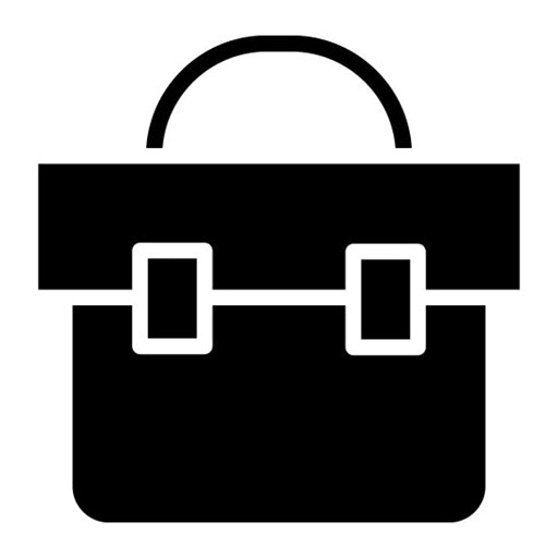 Briefcase Glyph Icon | Legal Services
