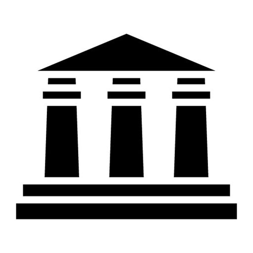 Courthouse Glyph Icon