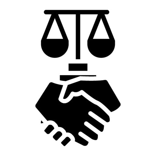 Arbitration Glyph Icon