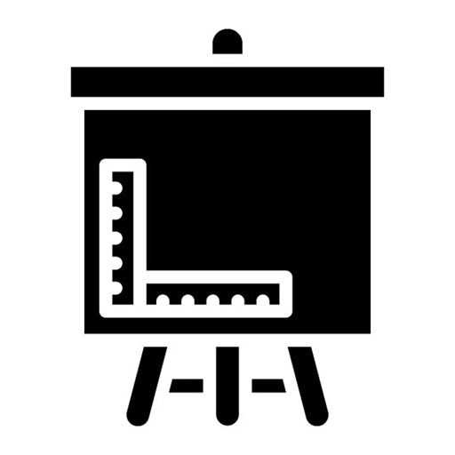 Drafting Board Glyph Icon