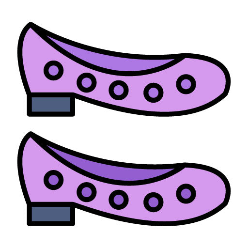 Flat Shoes Filled Icon