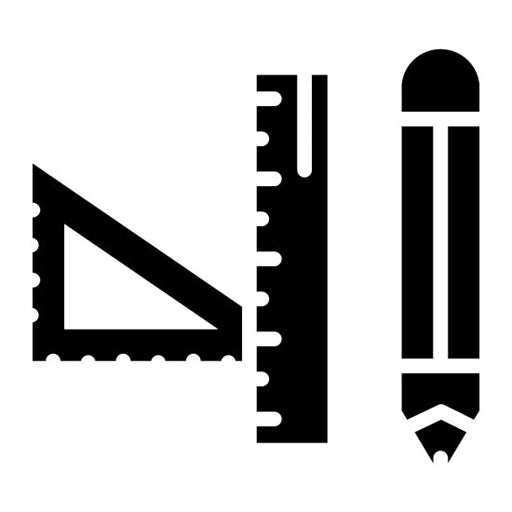 Drafting Tools Glyph Icon