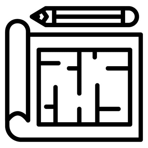 Engineer Blueprint Icon