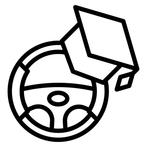 Driving School Badge Icon