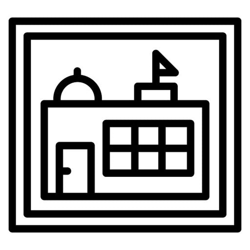 School Zone Sign Icon