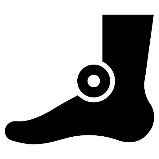 Ankle Pain Glyph Icon