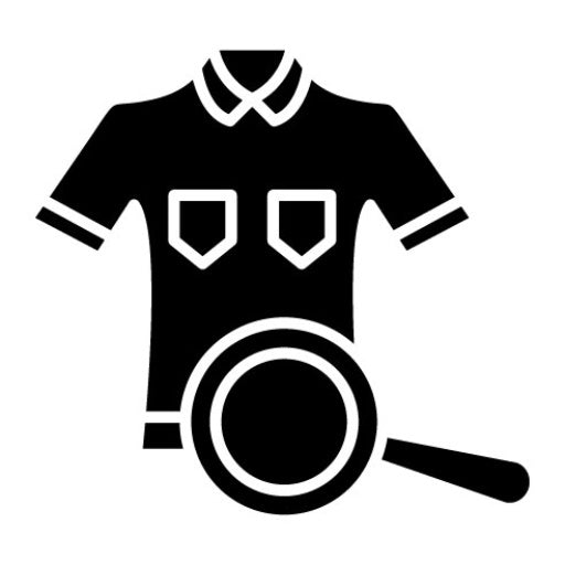 Search Clothes Glyph Icon