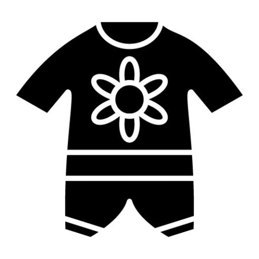 Baby Clothes Glyph Icon | Clothes