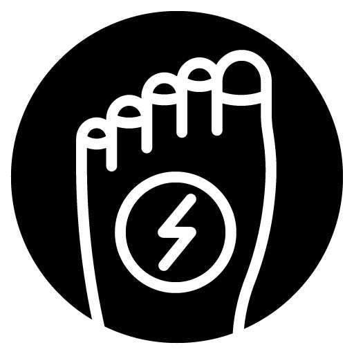 Toe Pain Glyph Icon