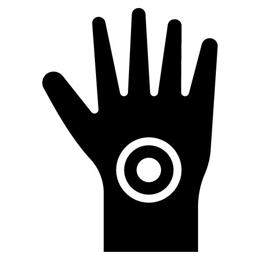 Wrist Pain Glyph Icon