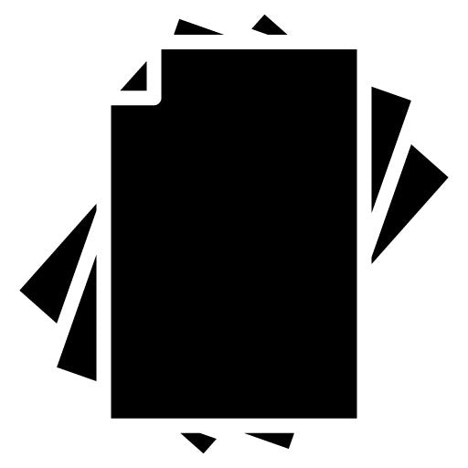 Cardstock Glyph Icon