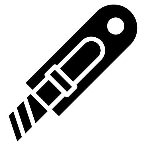 Craft Knife Glyph Icon